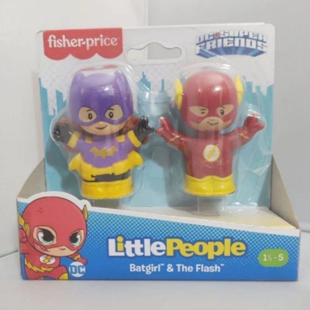 Little People Batgirl & The Flash DC NWT DC Super Friends Fisher Price